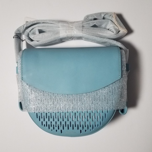 Skagen Sky Blue Leather Bag - Picture 3 of 5